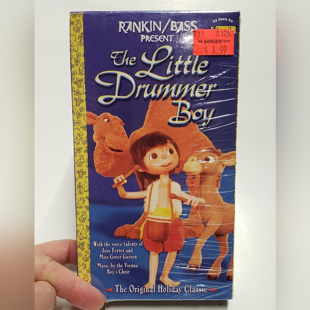 Vintage 2001 Sealed The Little Drummer Boy Original VHS Christmas movie classic